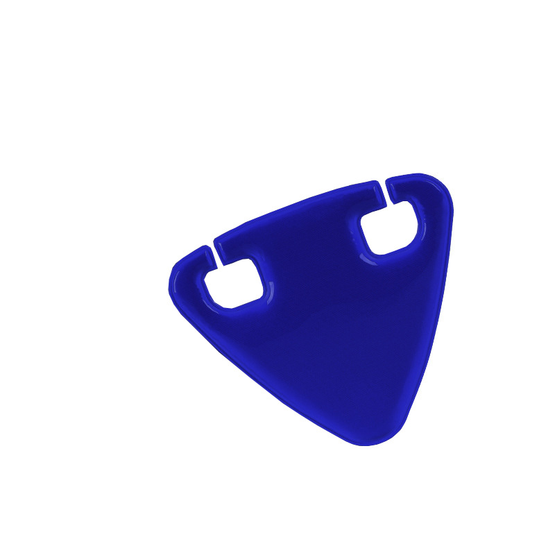 Треугольный светоотражающий лист-синий