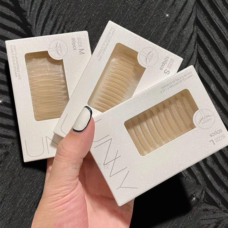 Unny doble párpado parche M encaje transparente invisible hembra natural único párpado hinchazón burbuja ocular