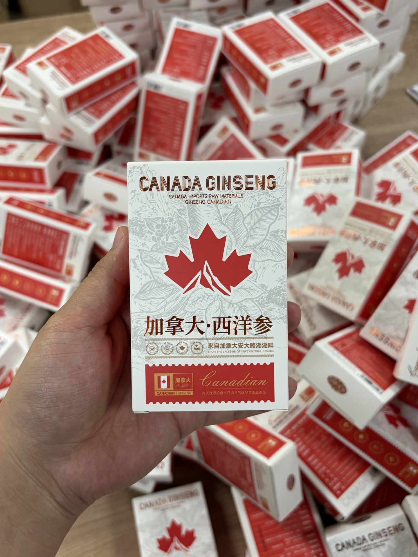 Canadian American Ginseng Powder Xiyangshen 24g Box Ready to Eat Herbal Supplement overview