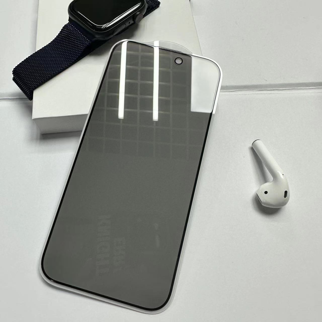 Aplicable a iPhone15 pantalla de seda 2.5D HD película templado protección iPhone15promax anti-Peeping película templada