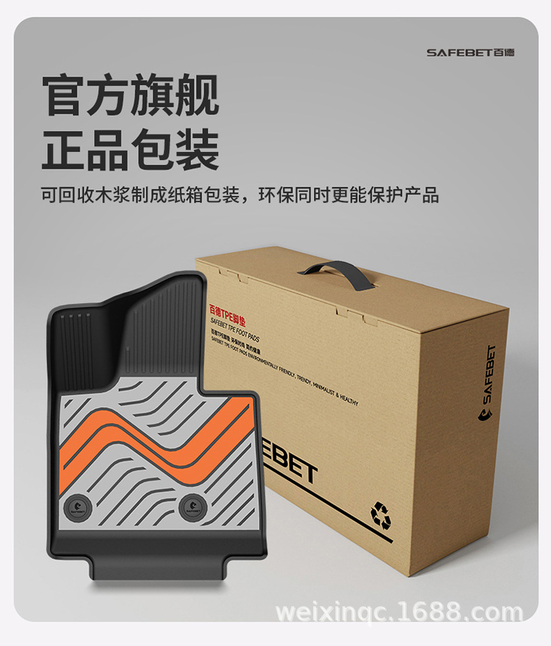 Suitable for the 2026 New Model Ledao L90 L80 L60, Special Colorful Tpe Car Floor Mats and Trunk Mats