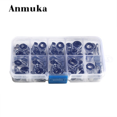 一件起批 海竿筏竿遠投導眼導線環魚竿不鏽鋼導環配件套裝