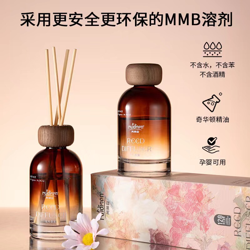芮蒂森160ml现货棕色瓶无火香薰酒店室内空气清新除臭藤条香薰|undefined