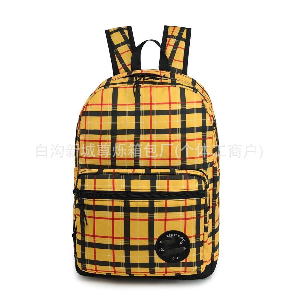 가로로 당겨진 노란색 체크무늬 [베스트셀러 모델]