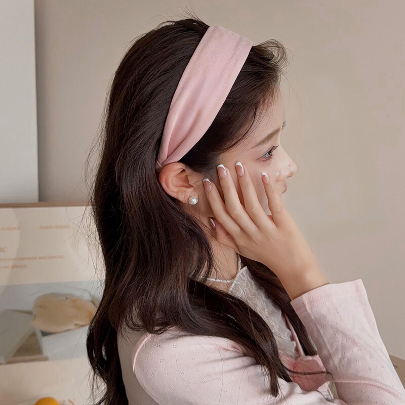日常外戴宽边发箍女2025新款高颅顶压发头箍春夏外出百搭头饰发卡|undefined
