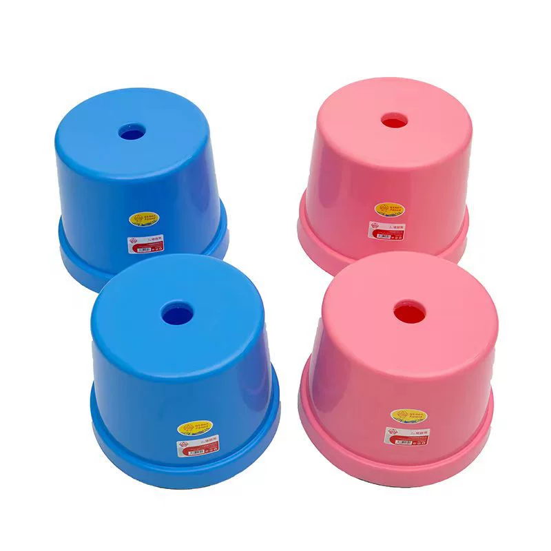 Luo Min Pearl River Низкий круглый стул прямо на Жемчужной реке Пластиковый круглый стул пластиковый стул для взрослых детей круглый стул прочный с хорошим качеством