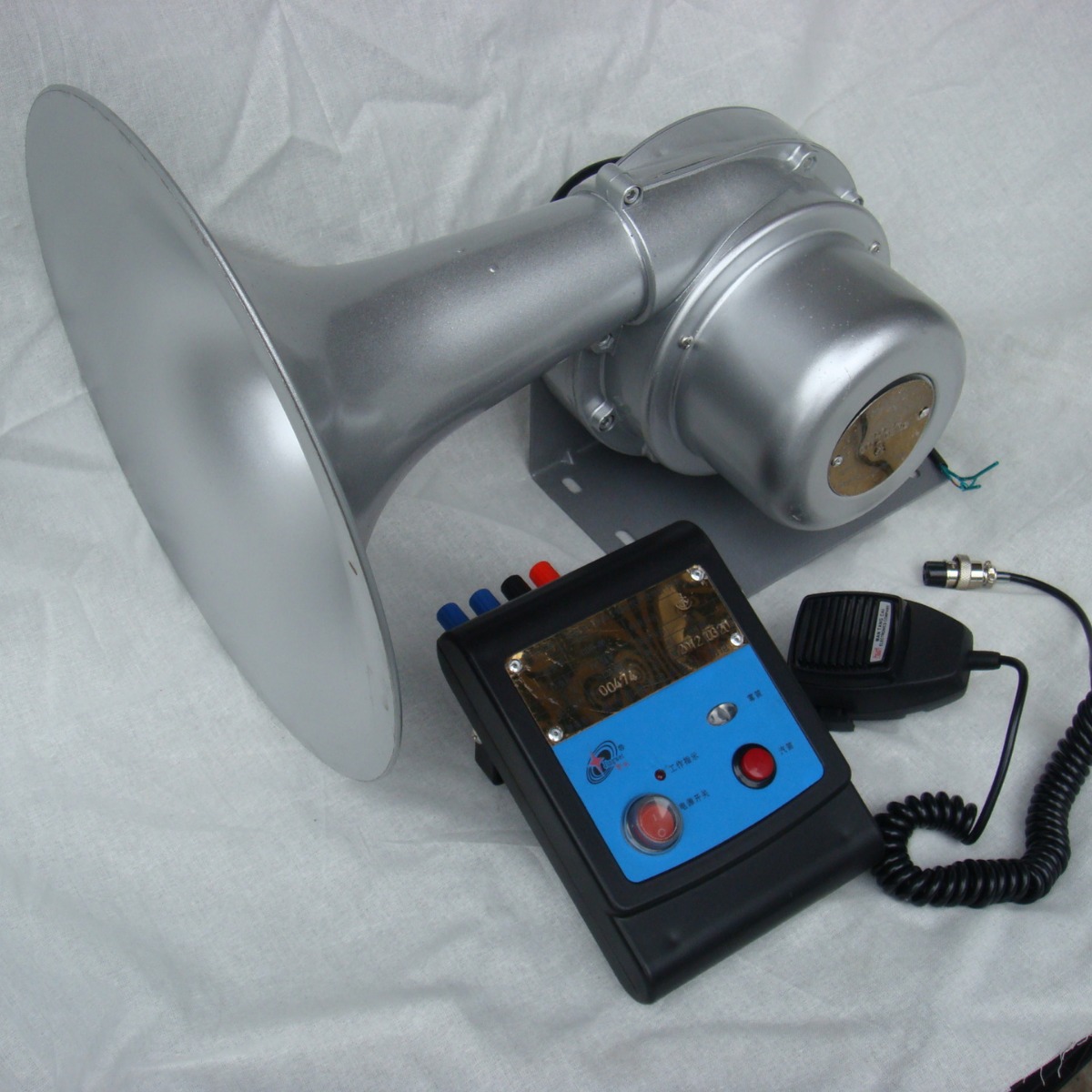 CDD-300话筒螺旋状声道电笛手持手咪 手持话筒手唛