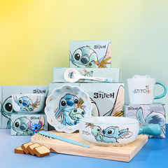 スティッチ食器ギフトボックス 陶磁器食器 ハンドル付きボウル スープボウル スプーン 箸 ギフトボックス 新商品卸売