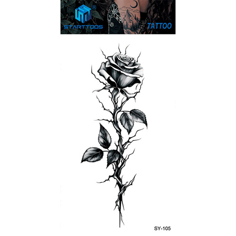 Spot mayorista transfronterizo dulce y simple viento tatuaje de dedo moda cool tatuaje desechable tendencia