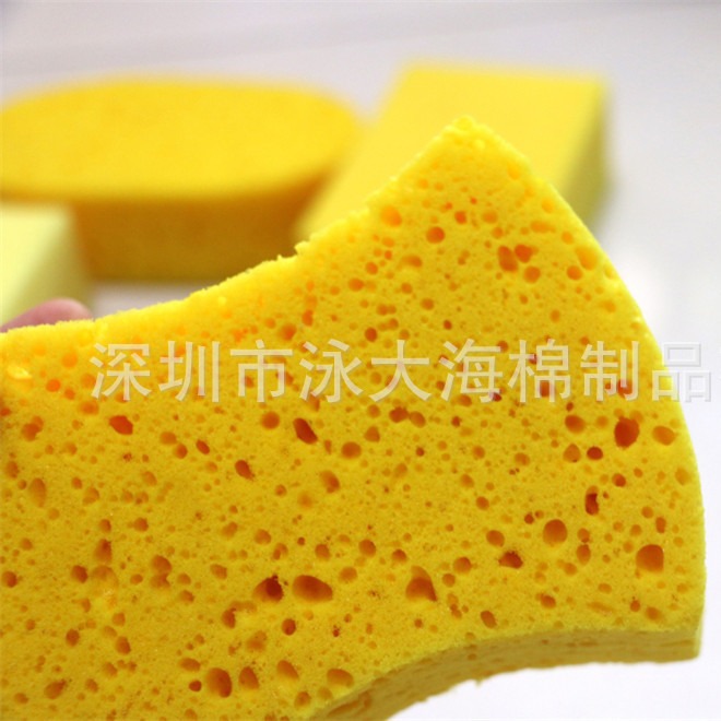 蜂窝状超强抗磨汽车洗车海绵 厚珊瑚洗车擦车海绵 大孔 免伤车漆