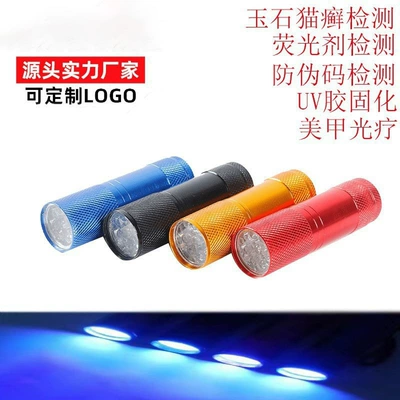Purple Light Flashlight Multi-Function | UV fənərlər