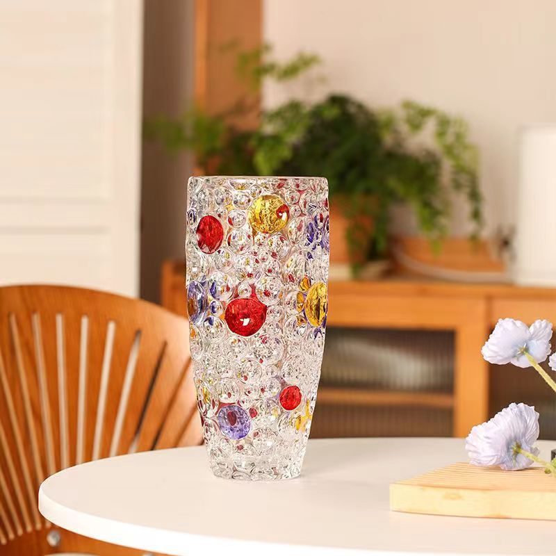 Europa cristal punto flor flor flor flor acuopónica flor de lirio de vidrio sala de estar dormitorio flores secas en el hogar