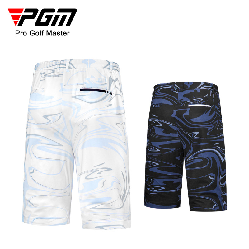 Quần short golf nam thể thao mùa hè vải chống thấm — KUZ151-màu xanh hải quân, KUZ151-màu trắng