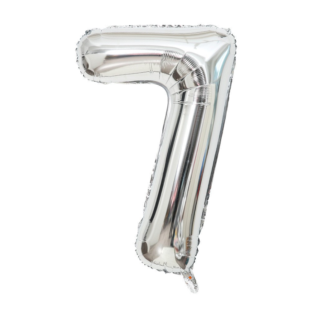 Globo de aluminio digital de 40 pulgadas, globo de aluminio con números grandes, versión delgada de 90 cm, varios colores de globos con números