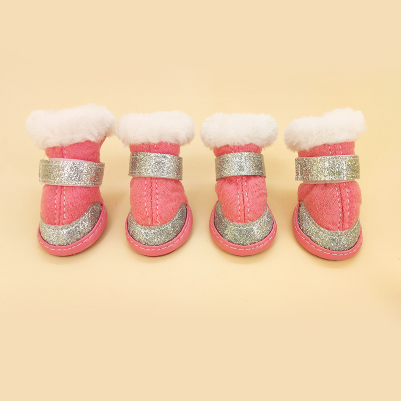 스팽글 스노우 부츠 [핑크]
