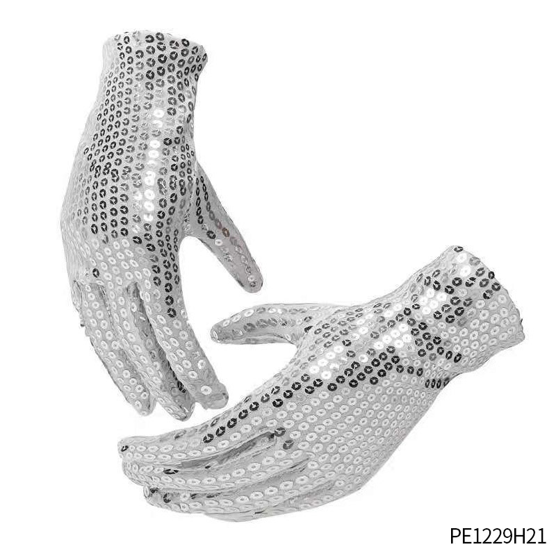 DISCO stage performance lentejuelas sombrero corbata guantes conjunto al por mayor Michael Jackson accesorios de vestir
