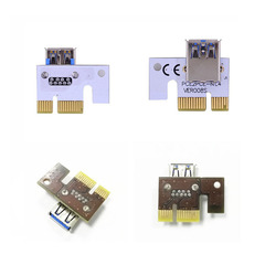 金指PCI-E 1x to 16x変換pci-eアダプタusb3.0 1x小カード変換pciビデオカード延長線