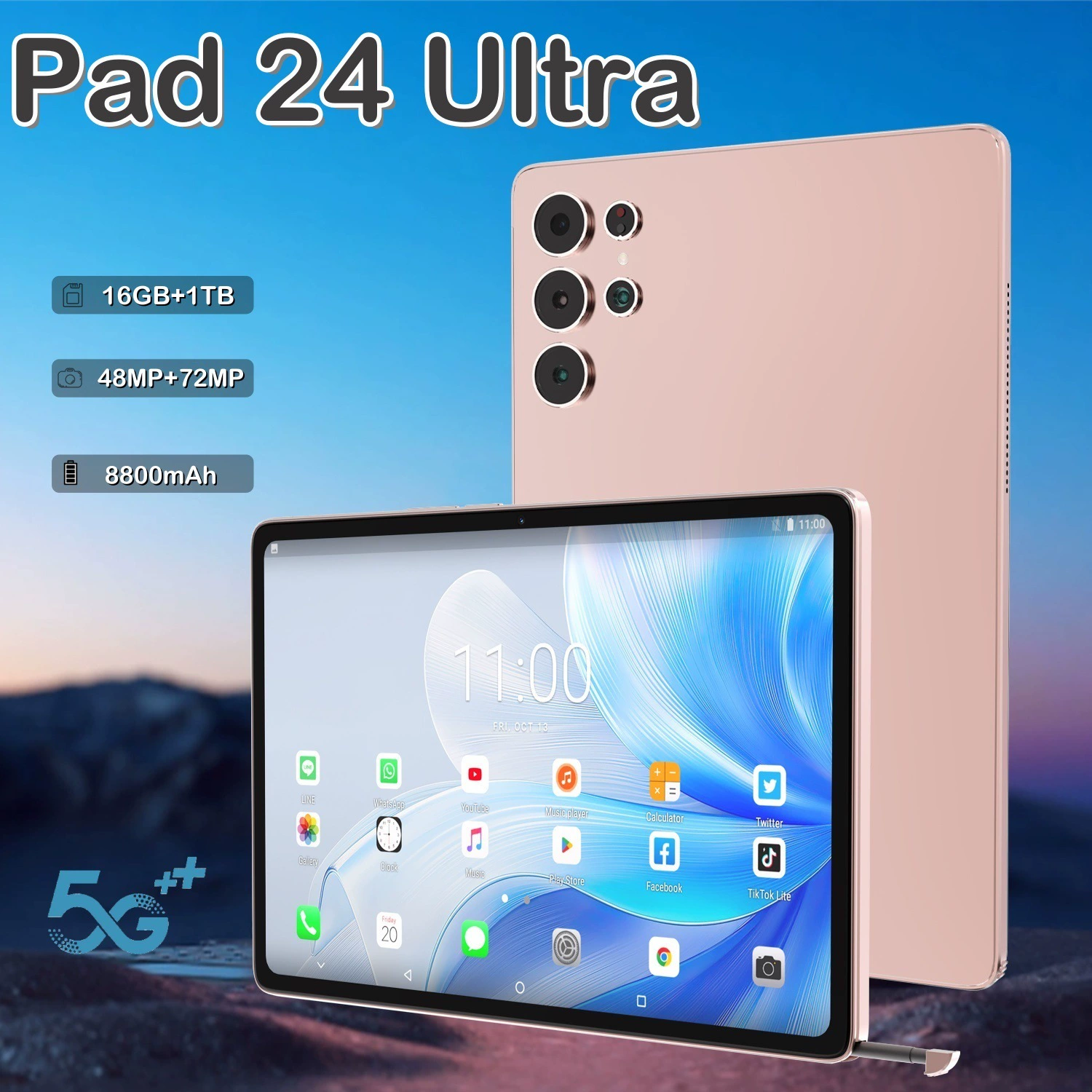 Планшет Cugo Kugo для трансграничных перевозок Pad 24 Ultra Spot 2+64 Android 8.1 с завода оптом 10,1 дюйма