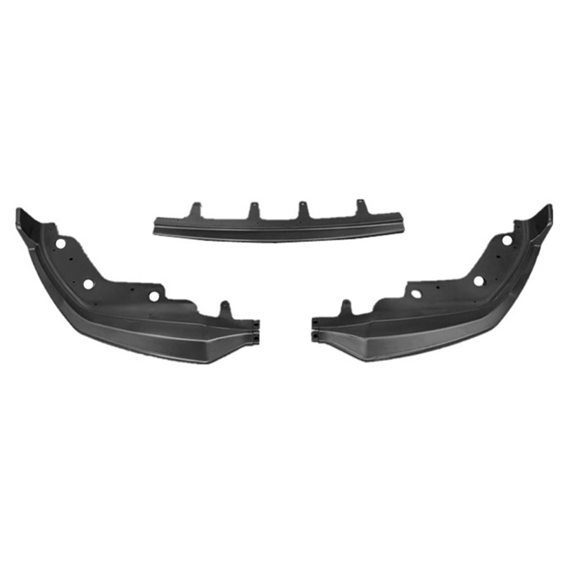 G20G28后期 Front Lip Modified MP Sport Front Lip Three-Stage for BMW 3 Series 20-21 (Big Surrounded) - gloss-black