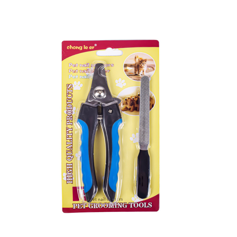 Pet cortaúñas anti-sangre línea de acero inoxidable Big Dog cortaúñas tijeras para mascotas tijeras para perros tijeras para mascotas suministros para mascotas al por mayor