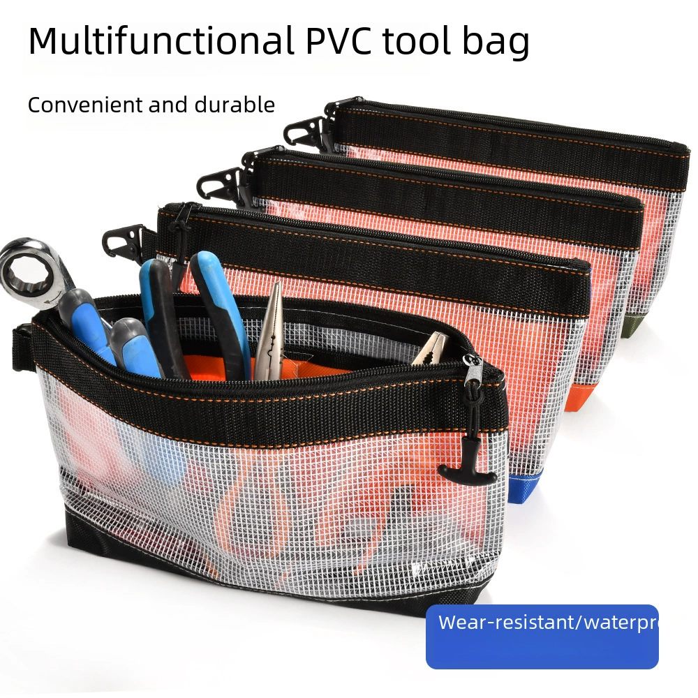 Waterproof anti-static handheld small organizer bag PVC