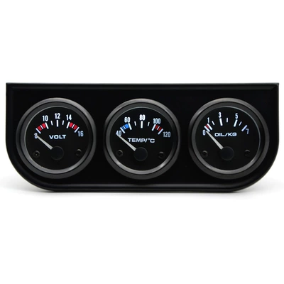 automobile instrument modified car instrument black triple