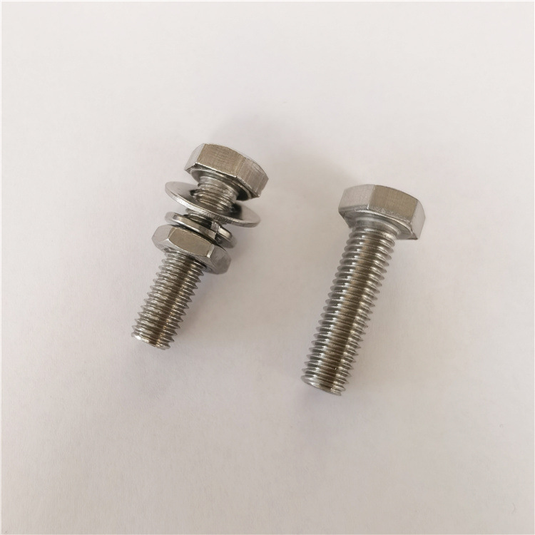 非标螺丝厂家现货供应DIN933不锈钢304六角螺栓M8X30异型螺栓