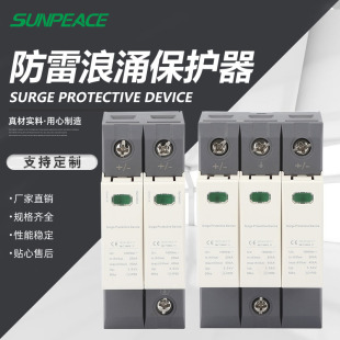 White Surge Protector 1P2P3P500V600V800V1000V1200V20Ka40Ka Photovoltaic Solar