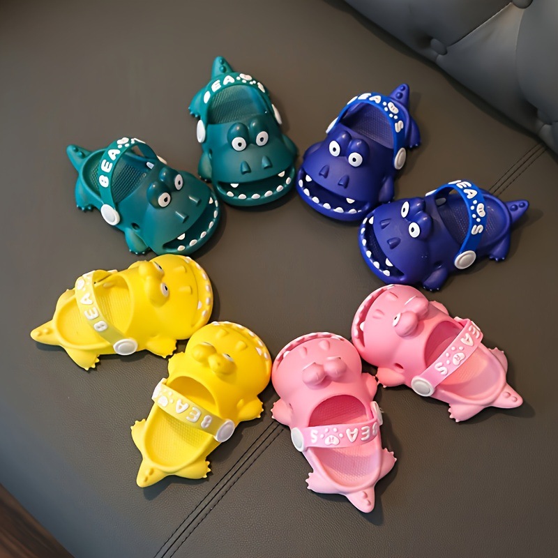 [ Children s Slippers Cute Cartoon Hole Shoes]