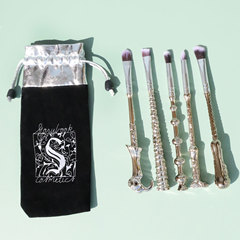 5支裝哈利波特魔杖五支套裝禮品袋化妝刷套刷5支魔法化妝刷