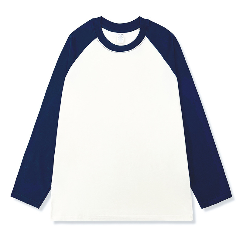 200g long sleeve dark blue spell white