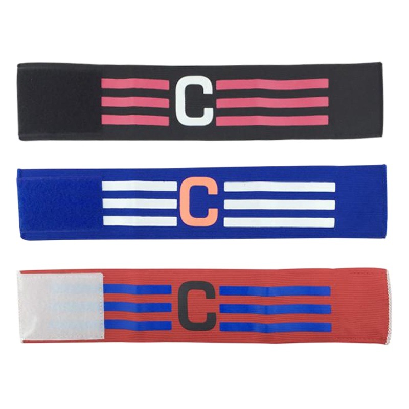 Aikodiffi 114 # Brazalete de capitán de fútbol, adhesivo, envolvente, de nailon elástico, con logotipo, fabricante, venta al por mayor, portátil image 1