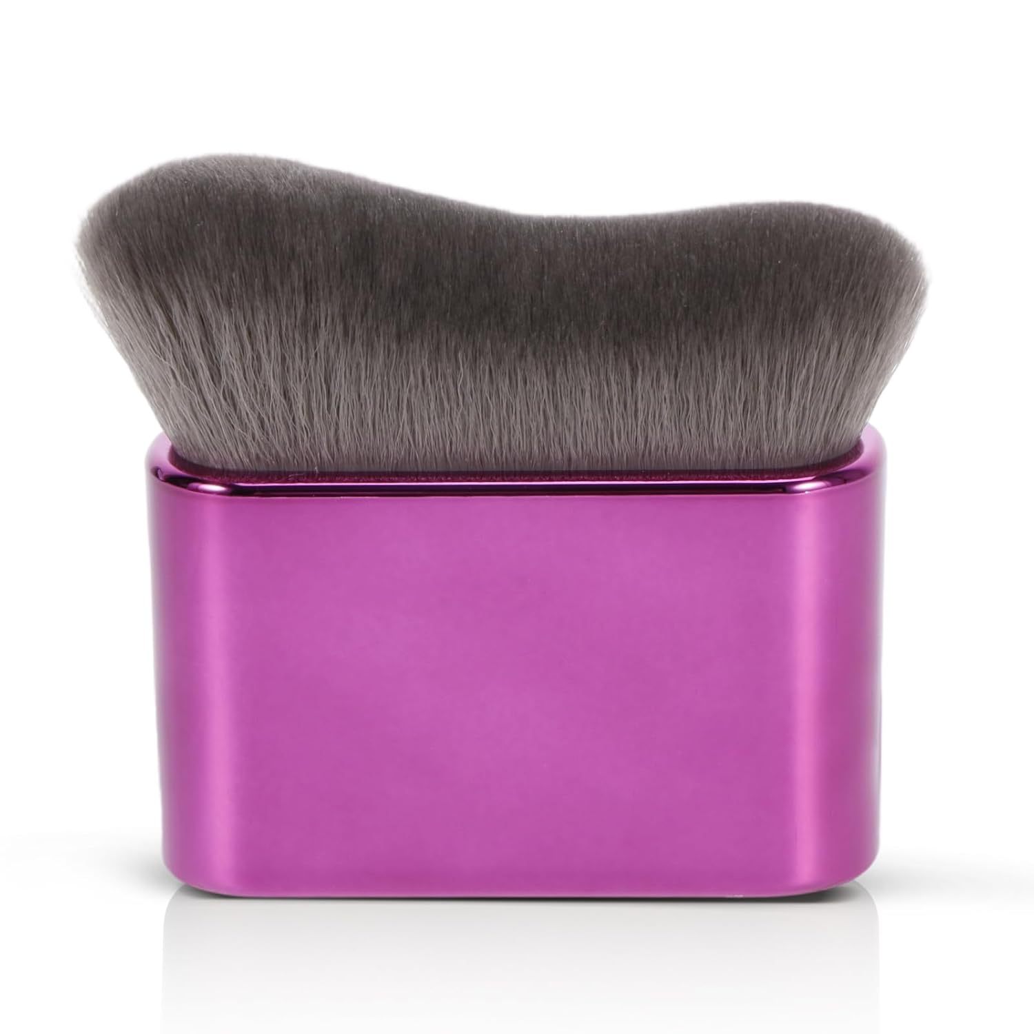 Nuevo cepillo de maquillaje de pelo suave de gran tamaño cepillo de cuerpo multifuncional cepillo plano de bambú cepillo de cuello Caterpillar Foundation cepillo de polvo suelto al por mayor