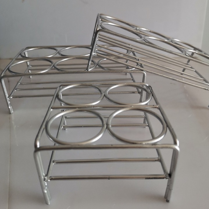 镍坩埚架 镍丝坩埚架子 金属坩埚架25ml 50ml 方舟架|ms