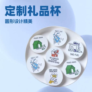 亚马逊隔热软木餐具杯垫密度板餐垫礼品套装中纤板促销定制