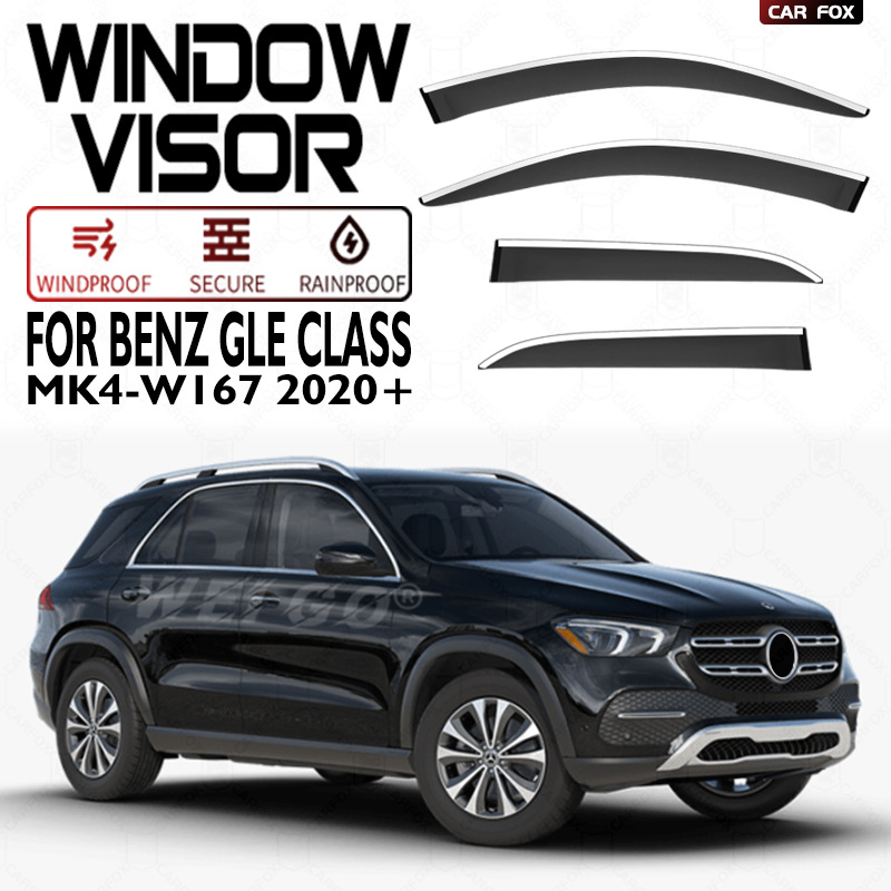 Suitable for Mercedes-Benz Gle Window Visor Rain Shield Rain Eyebrow Benz Gle Coupe Window Visor