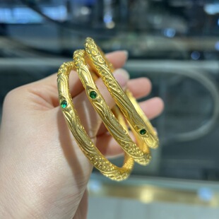 18K Gold 750 Nezha: the Devil Boy Comes into the World Universe Circle Bracelet the Devil Boy Makes Trouble in the Sea Animation Same Style Couple Bracelet Wholesale