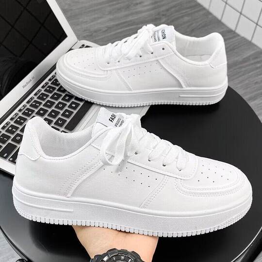 Men's Shoes White Shoes Men's 2025 Spring and Summer Breathable New Men's Casual Versatile White Shoes Men's Sports Sneakers