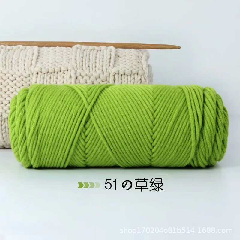 Хлопковая пряжа с tufting 8*7S, узлы для DIY ковров и ковриков, многоцветная палитра 70+ оттенков