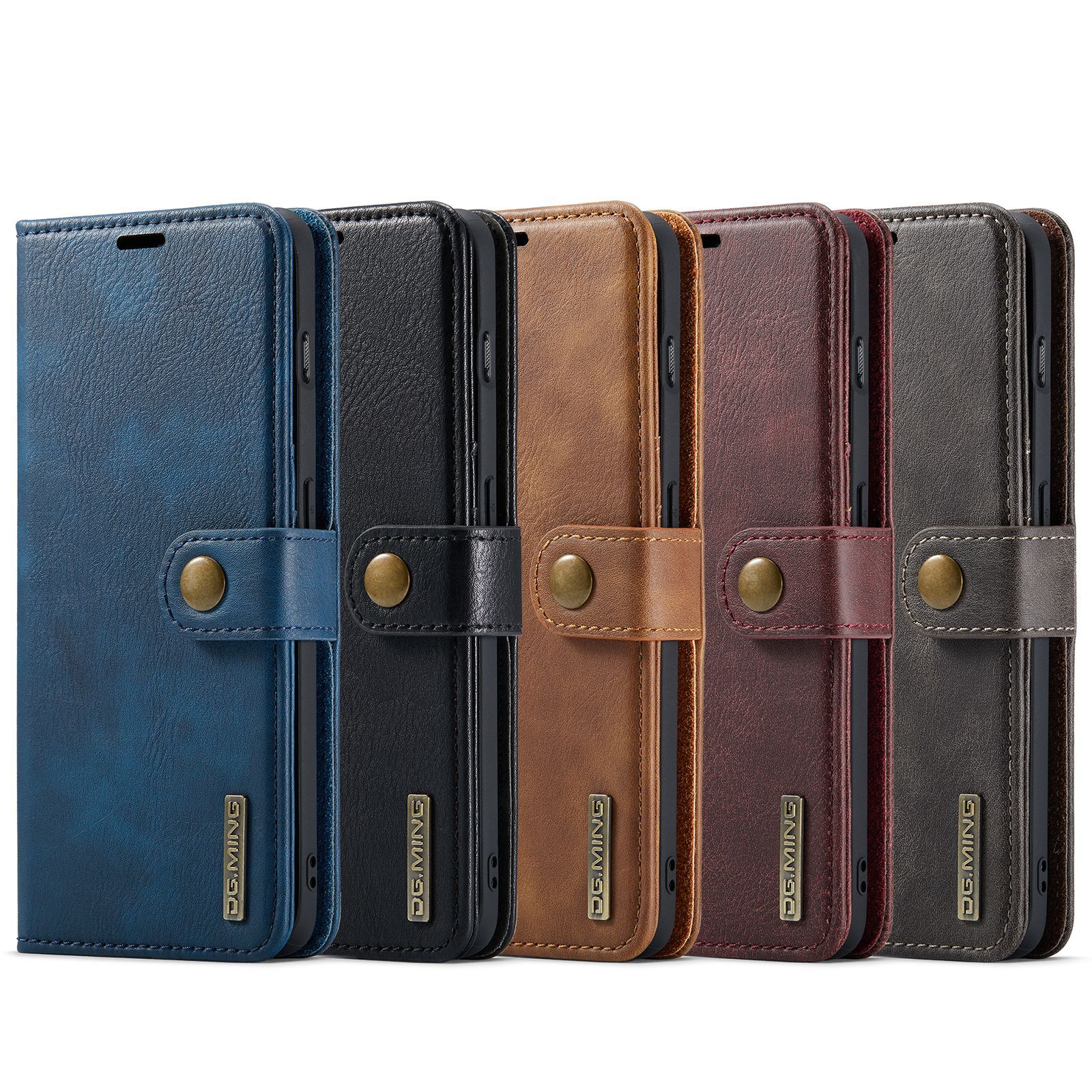 Adecuado para One Plus 1 + 10 Pro funda de cuero dividida magnética One Plus 9RT / Nord2 / N200 teléfono móvil dos en uno con billetera_voghion.com