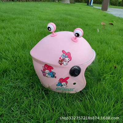 Motosiklet kaskı (dəbilqə), 3C certification genuine goods GB - light-pink-melody-transparent-long-mirror-pink-eyes