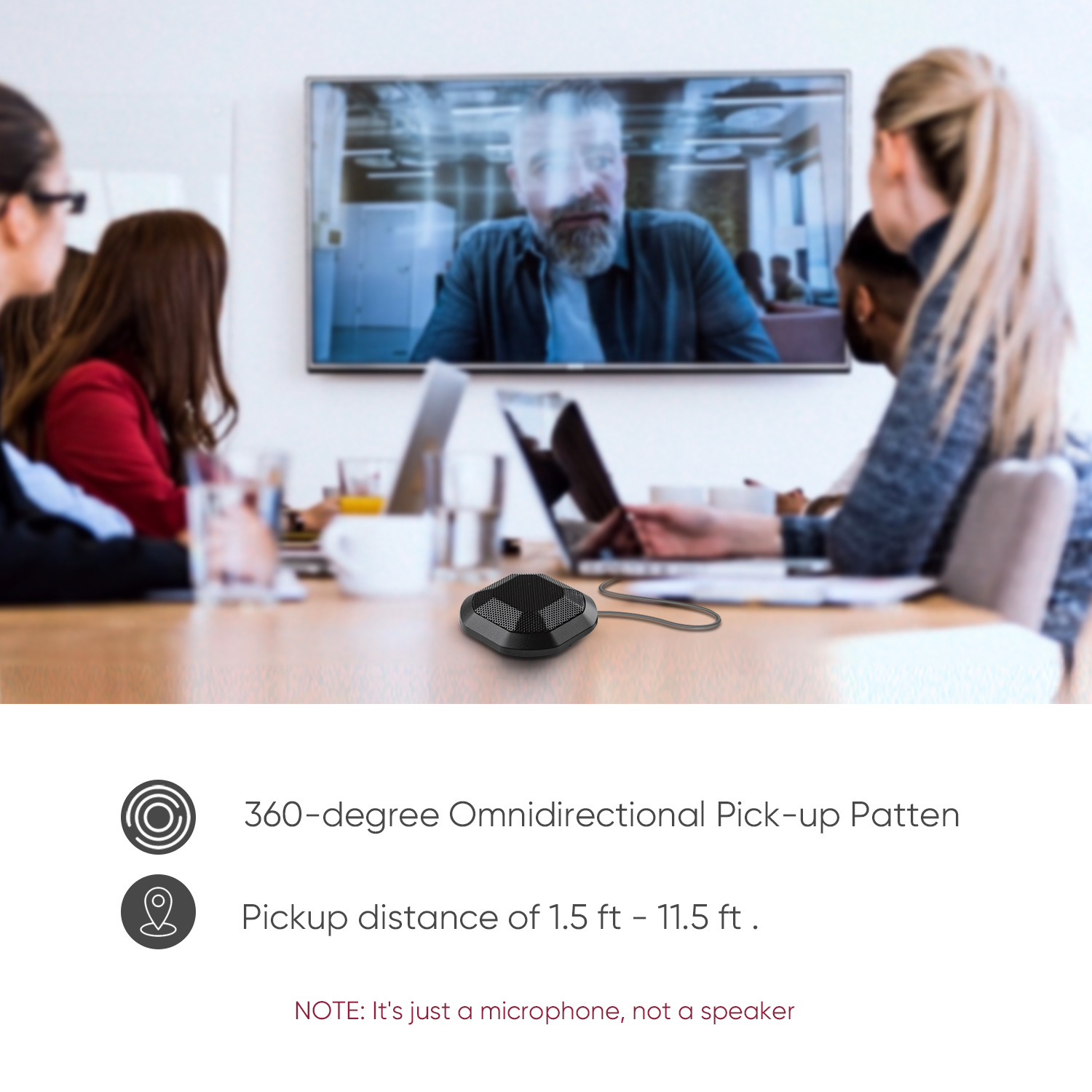 Comercio electrónico transfronterizo interfaz USB condensador Conferencia micrófono juego voz red grabación de vídeo micrófono en vivo