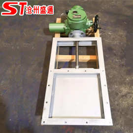 手动插板阀1000*1000 手动挡板门 除尘器电动闸板阀