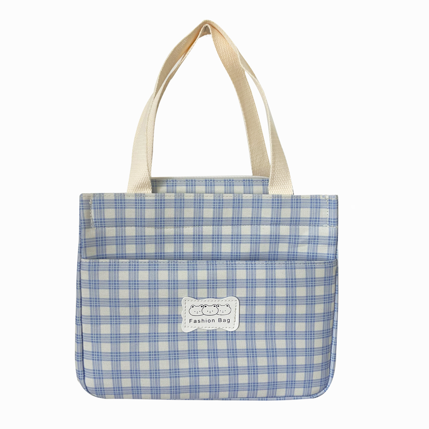 Bolsa de hombro para niños de estilo coreano, bolsa de lecciones para estudiantes primarios de gran capacidad, pequeña bolsa de almuerzo portátil fresca.