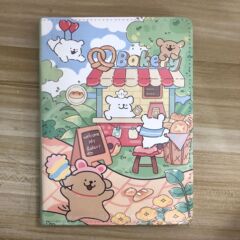 【パンパピー】ラインパピー A5レザー フルカラーインナーページノート かわいい漫画 学生日記