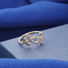 小众原创设计双层铜镀锆石戒指银色冷淡风高级感气质超仙爱心指环