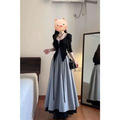 套装女2025夏季新款韩版不规则防晒针织开衫搭配高级感背心连衣裙