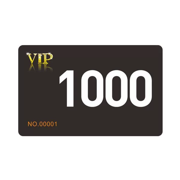 1000 face value [thickened-frosted-new PVC material]