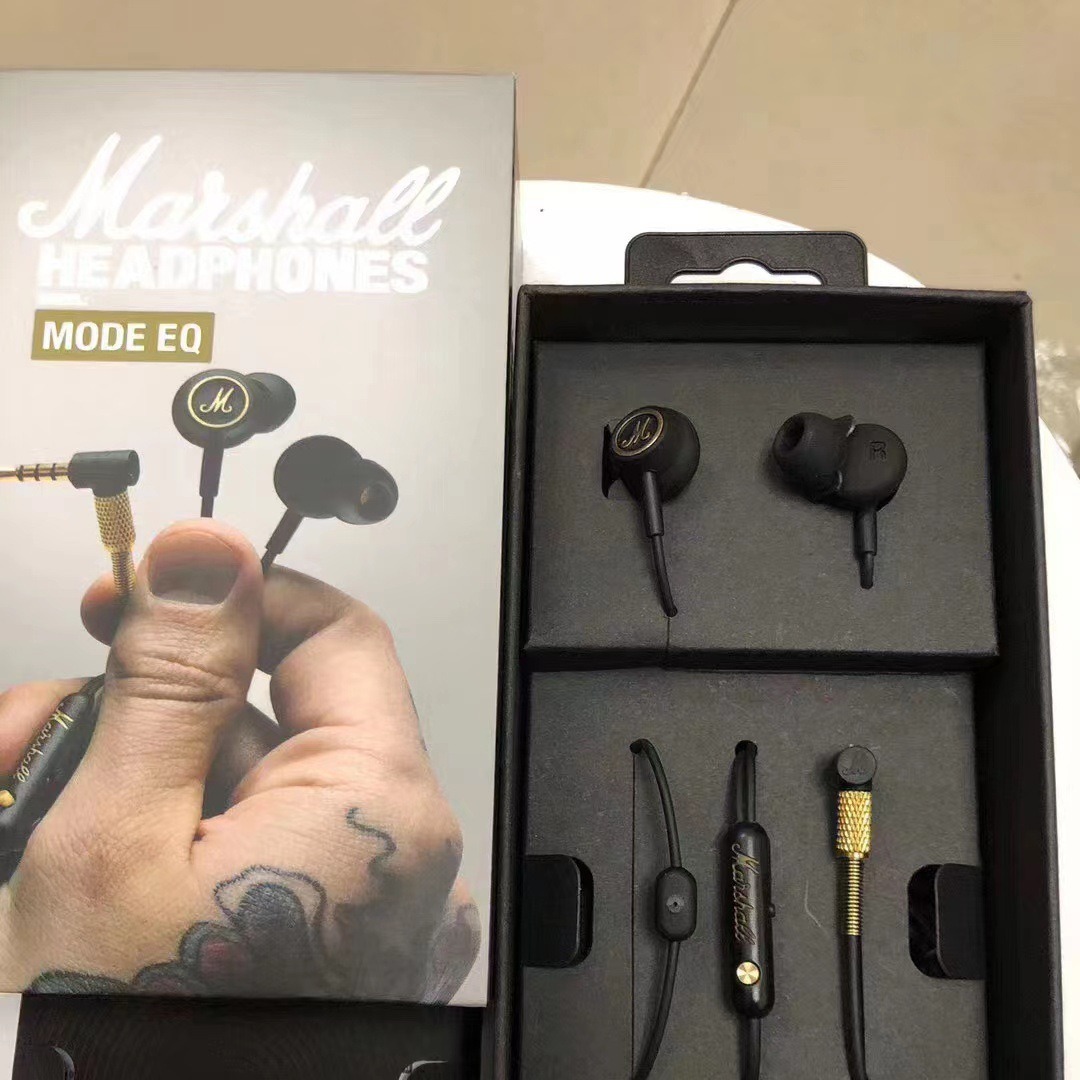 Marshall Marshall Mode Eq Wired In-Ear Plug-In Headphones Hifi British Marshall Rock Bass