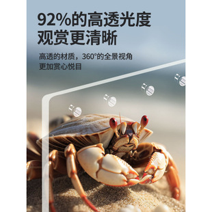 Hermit Crab Feeding Box Acrylic Feeding Box Full suit Crab Ecological Landscape Tank Sand Crab Cottage Pet Tank
